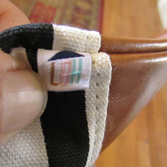 Brown and Black Striped Crossbody Bag - Picture 2 of 5